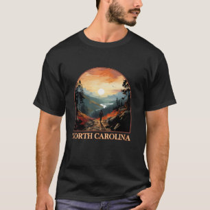 North Carolina NC Wandern Staatsstolz Long T-Shirt