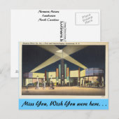 North Carolina, Norment Motors, Lumberton Postkarte (Vorne/Hinten)