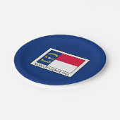 North Carolina Pappteller (Schrägansicht)