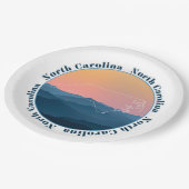 North Carolina Pappteller (Schrägansicht)