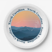 North Carolina Pappteller (Vorderseite)