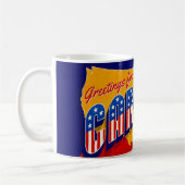 North Carolina Patriotic Greeting Mug Kaffeetasse (Links)
