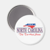 North Carolina Patriotic Magnete Magnet (Vorderseite/Rückseite)