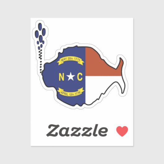 North Carolina Phish Sticker (Blatt)
