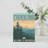 North Carolina Postcard Albergo Colmanicchio Postkarte (Stehend Vorderseite)