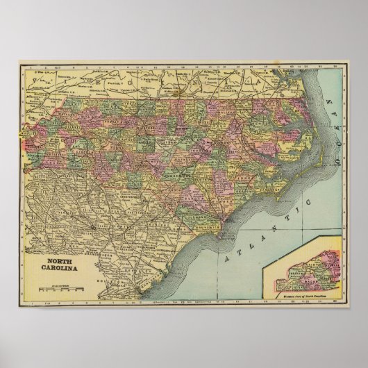 North Carolina Poster (Vorne)