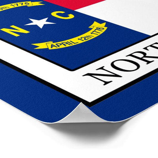 North Carolina Poster (Ecke)