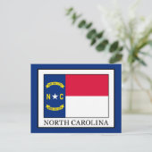 North Carolina Postkarte (Stehend Vorderseite)