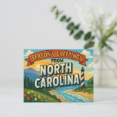 NORTH CAROLINA Postkarte (Stehend Vorderseite)