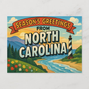 NORTH CAROLINA Postkarte