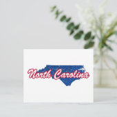 North Carolina Postkarte (Stehend Vorderseite)