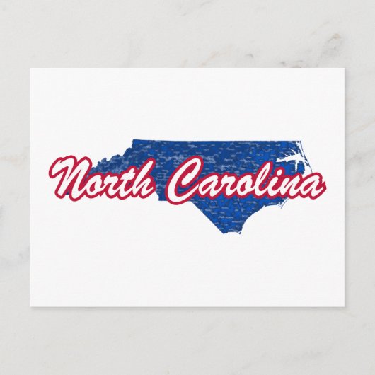 North Carolina Postkarte (Vorderseite)