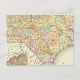 North Carolina Postkarte