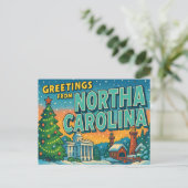 NORTH CAROLINA Postkarte (Stehend Vorderseite)