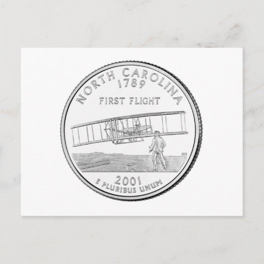 North Carolina Postkarte (Vorderseite)