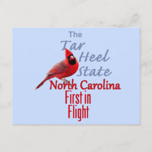 NORTH CAROLINA POSTKARTE