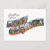 North Carolina Postkarte (Vorderseite)
