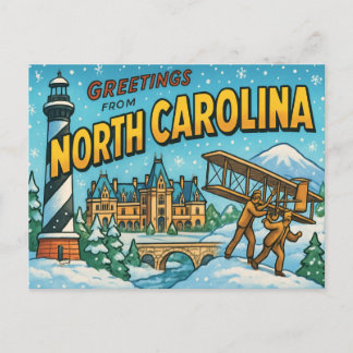 NORTH CAROLINA Postkarte