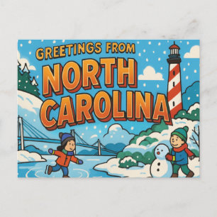 NORTH CAROLINA Postkarte