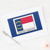 North Carolina Rechteckiger Aufkleber (Umschlag)