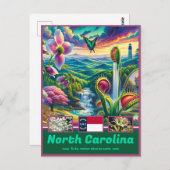 North Carolina Schätze Herrliche Landschaften Postkarte (Vorne/Hinten)