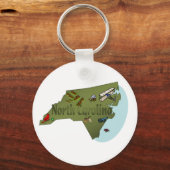 North Carolina Schlüsselanhänger (Vorderseite)