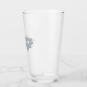 North Carolina, signiert durch den Gottesglas-Cup Glas (Links)