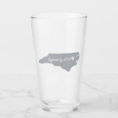 North Carolina, signiert durch den Gottesglas-Cup Glas (Vorderseite)