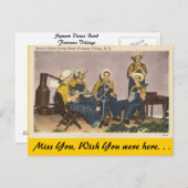 North Carolina, Square Dance Band, Fontana Village Postkarte (Vorne/Hinten)