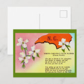 North Carolina Staat Blume Postkarte (Vorne/Hinten)