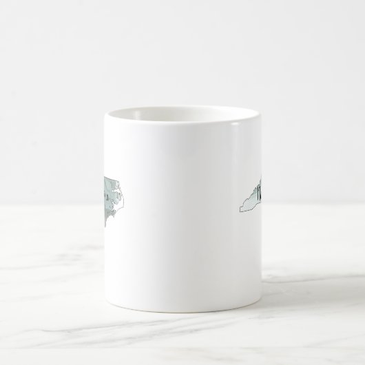 North Carolina Staat Illustration Kaffeetasse (Mittel)