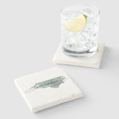 North Carolina Staat Illustration Untersetzer (Seitenansicht)