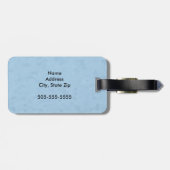 North Carolina Staat Kardinal Bird Dogwood Blume Gepäckanhänger (Rückseite horizontal)