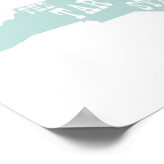 North Carolina Staat Nickname Poster (Ecke)