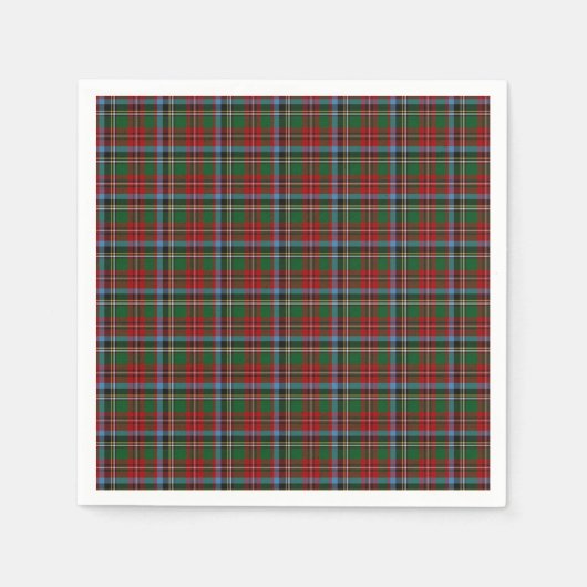 North Carolina Staat Tartan Serviette (Vorderseite)