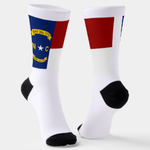 North Carolina Staatsflagge Socken