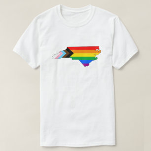 North Carolina Staatsstolz LGBTQ Progress Prix T-Shirt