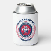 North Carolina Staatsstolz Monogram Cooler Dosenkühler (Kanne Rückseite)
