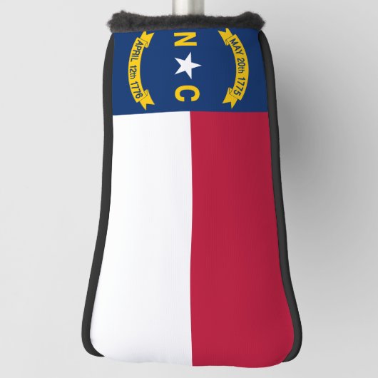 North Carolina State Flag Golf Head Cover Golf Headcover (Rotieren 90)