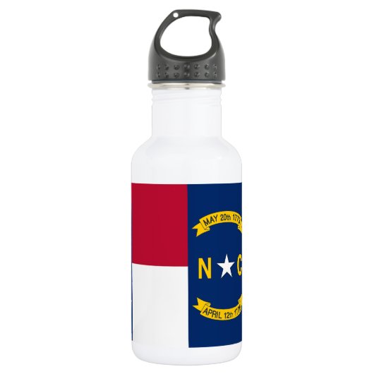 North Carolina State Flag Liberty Flasche Edelstahlflasche (Vorderseite)