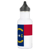 North Carolina State Flag Liberty Flasche Edelstahlflasche (Rechts)