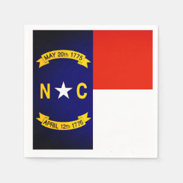North Carolina State Flag Paper Partys Napkins Serviette