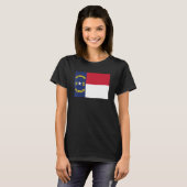 North Carolina State Flag Staat North Carolina T-Shirt (Vorne ganz)