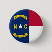 North Carolina State Flag USA Button (Vorderseite)