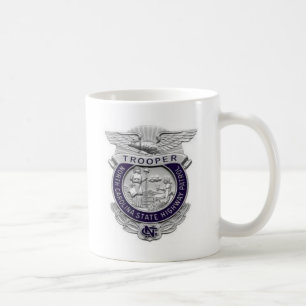 North Carolina State Highway Patrol Trooper Abzeic Kaffeetasse