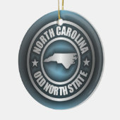 ‚North Carolina Steel 2‘ Keramik Ornament (Links)