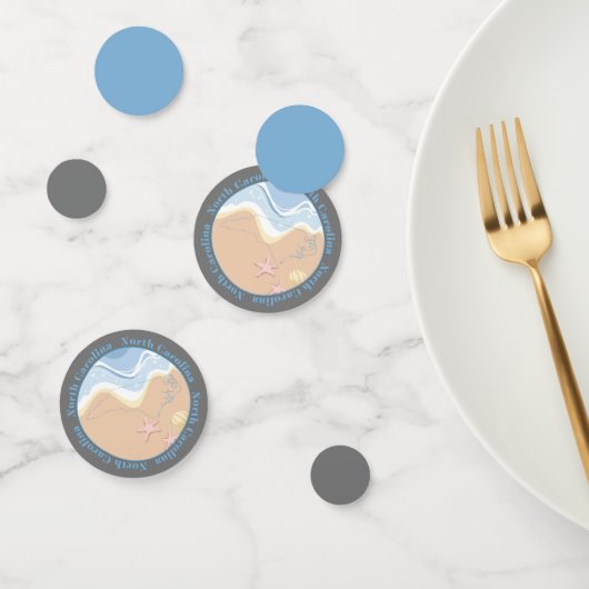 North Carolina Strände Konfetti (Gruppe)