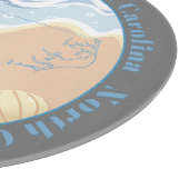 North Carolina Strände Schneidebrett (Ecke)