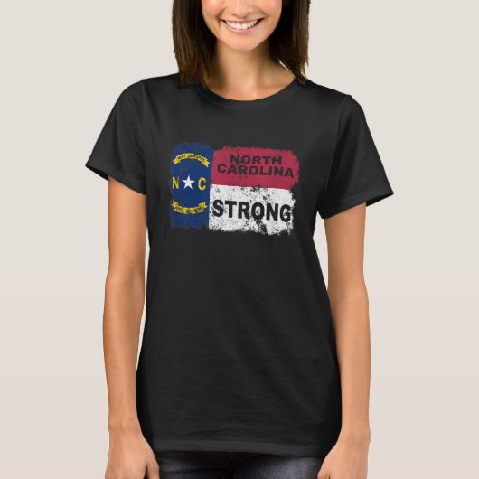 North Carolina Strong T - Shirt Pray Support NC Fl (Vorderseite)