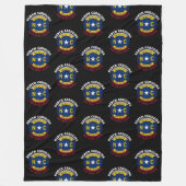 NORTH CAROLINA TAR HEEL STAAT FLAG FLEECEDECKE (Vorderseite)